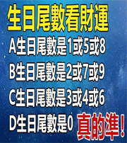 宿州你的生日尾数是几？命运如何？